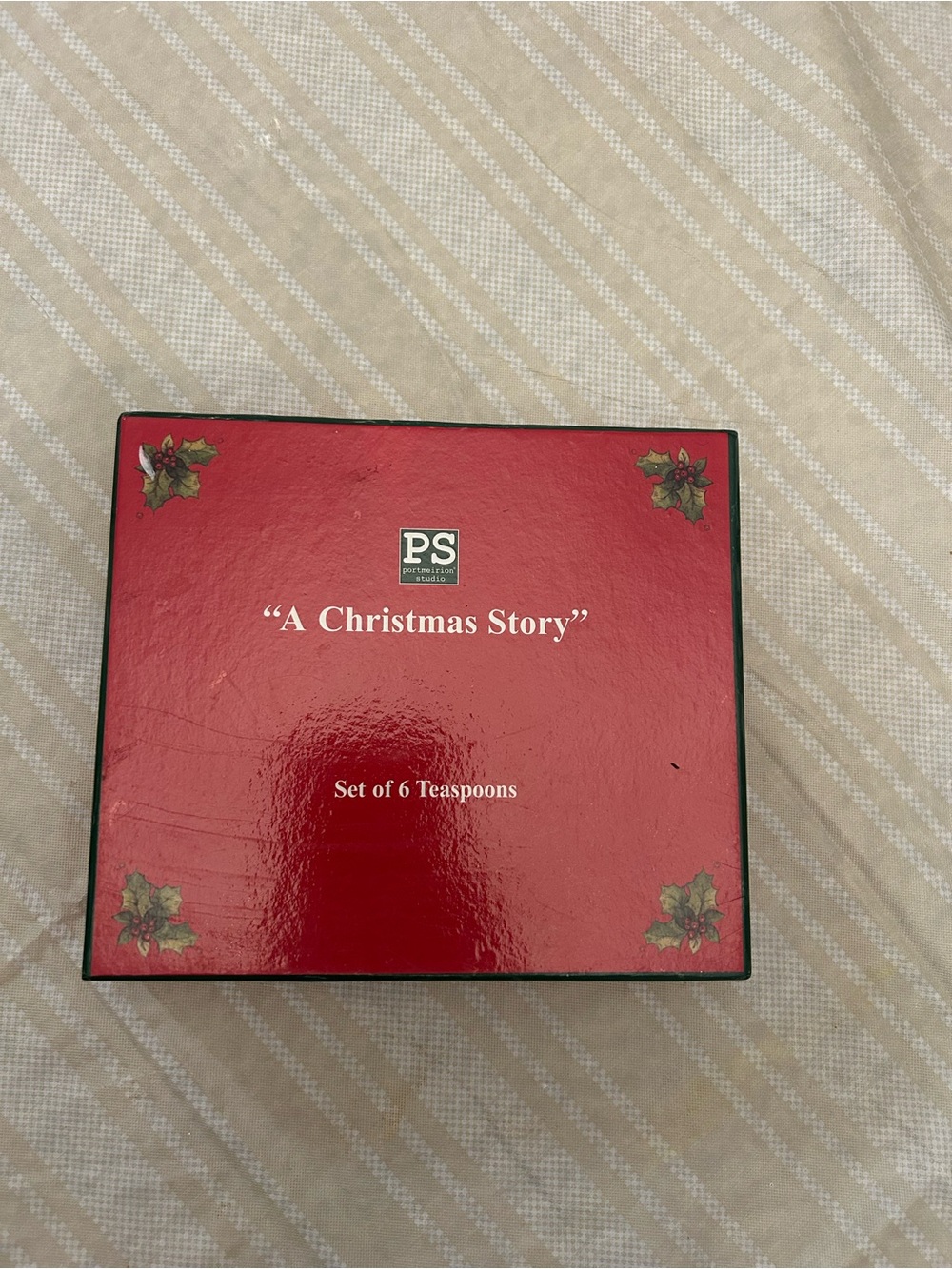 PS Originals "A Christmas Story" Red Teaspoon Set Box
